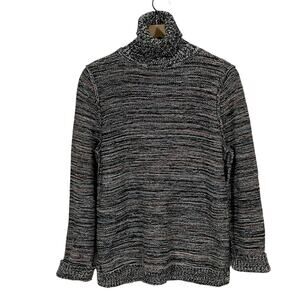 525 America Marled Knit Turtleneck Sweater - Multi - Medium